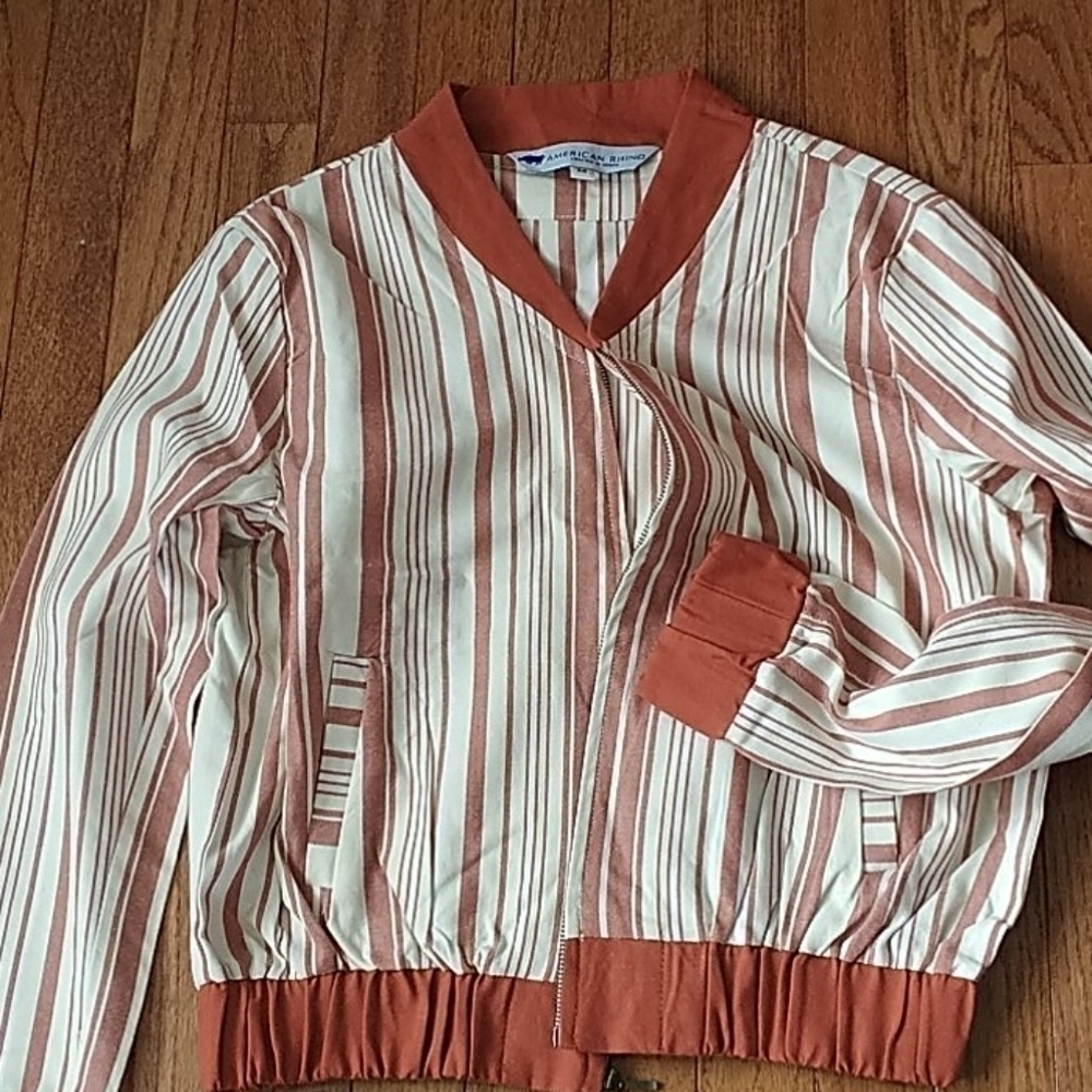 NEW American Rhino, Kenyan Made,  Bibi Bomber Jacket M - Picture 6 of 6